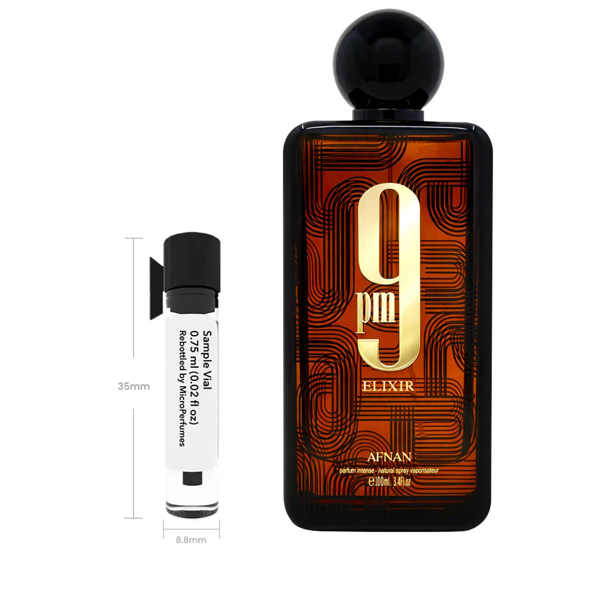 9 PM Elixir Parfum - Sample Vial