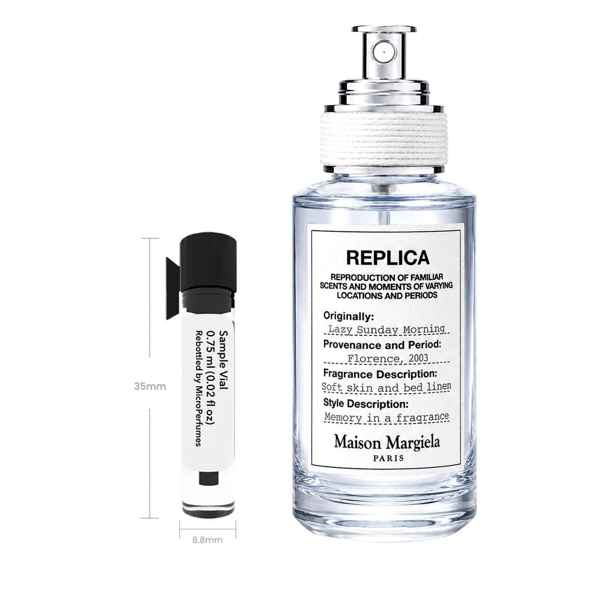 Replica: Lazy Sunday Morning EDT - Sample Vial
